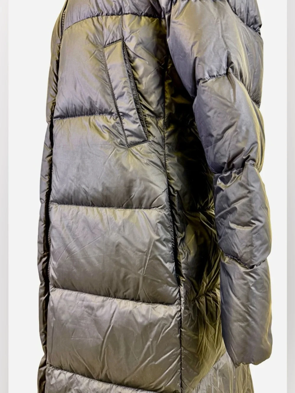 CANADA GOOSE MYSTIQUE EXTEA LONG BLACK PUFFER COAT - Picture 7 of 16